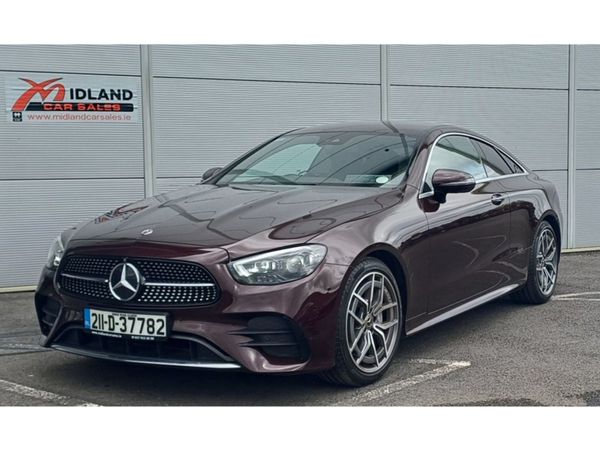Mercedes-Benz E-Class Coupe, Diesel, 2021, Red
