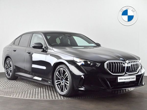 BMW 5-Series Saloon, Petrol Plug-in Hybrid, 2025, Black