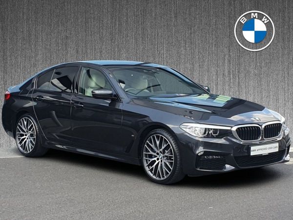 BMW 5-Series Saloon, Petrol Plug-in Hybrid, 2020, Grey