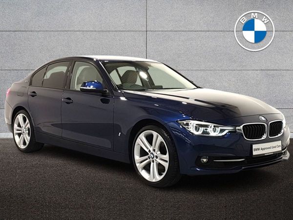 BMW 3-Series Saloon, Petrol Plug-in Hybrid, 2018, Blue