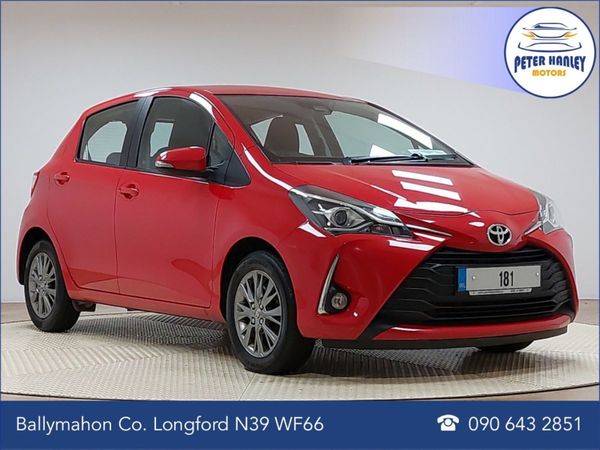 Toyota Yaris Hatchback, Petrol, 2018, Red