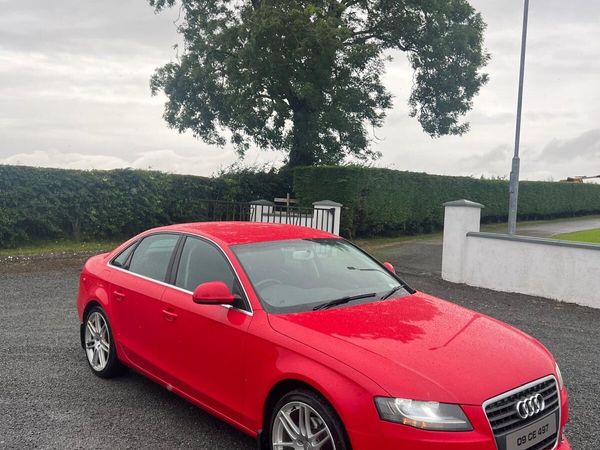 Audi A4 Saloon, Diesel, 2009, Red