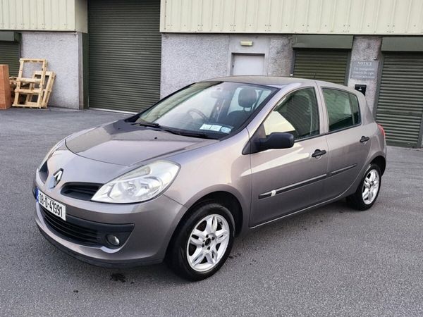 Renault Clio Hatchback, Ethanol Petrol, 2008, Grey