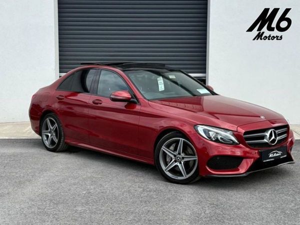 Mercedes-Benz C-Class Saloon, Diesel, 2018, Red