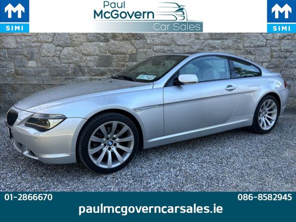 BMW 6-Series Coupe, Petrol, 2007, Silver