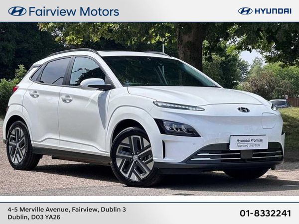 Hyundai KONA SUV, Electric, 2022, White