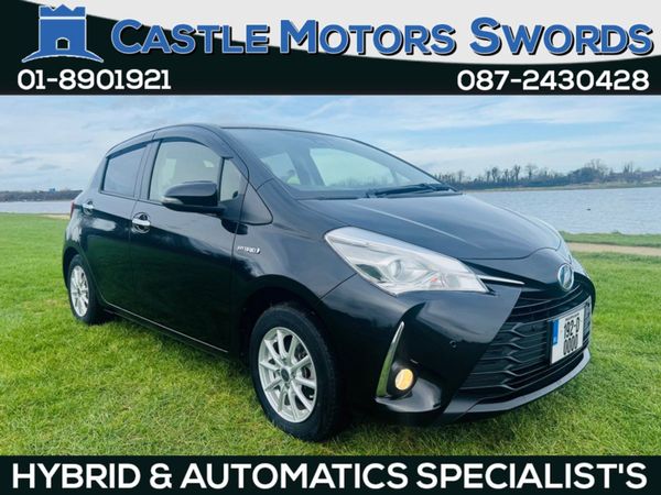Toyota Yaris Hatchback, Petrol Hybrid, 2019, Black