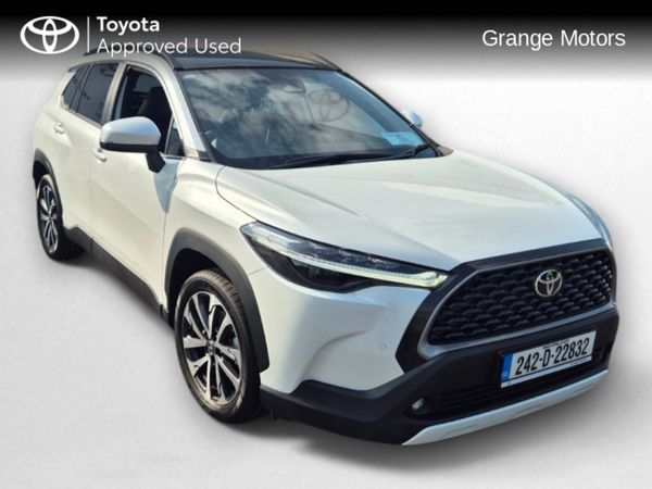 Toyota Corolla Cross SUV, Petrol Hybrid, 2024, White