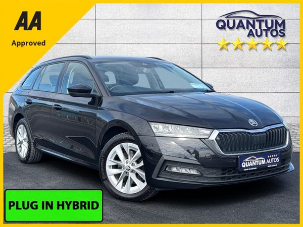 Skoda Octavia Estate, Petrol Plug-in Hybrid, 2021, Black