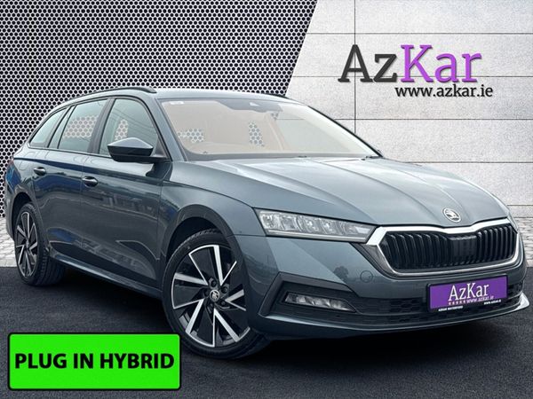 Skoda Octavia Estate, Petrol Plug-in Hybrid, 2021, Grey