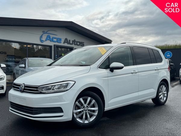 Volkswagen Touran MPV, Diesel, 2019, White