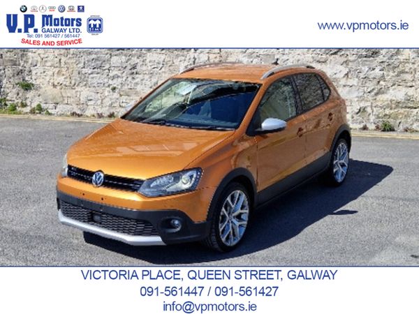 Volkswagen Polo Hatchback, Petrol, 2016, Orange