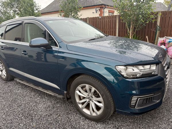 Audi Q7 SUV, Diesel Plug-in Hybrid, 2018, Blue