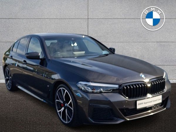 BMW 5-Series Saloon, Diesel Hybrid, 2022, Grey