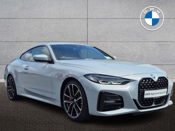 BMW 4-Series Coupe, Diesel Hybrid, 2021, Grey