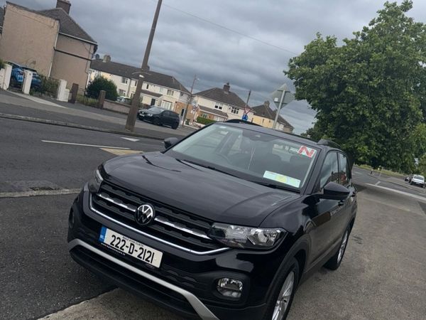 Volkswagen T-Cross Estate/Jeep, Petrol, 2022, Black