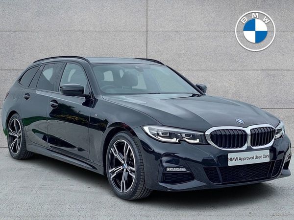 BMW 3-Series Estate, Petrol, 2021, Black