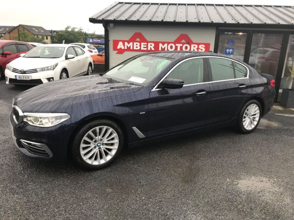 BMW 5-Series Saloon, Diesel, 2018, Blue