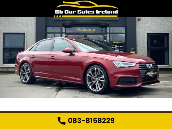 Audi A4 Saloon, Diesel, 2018, Red