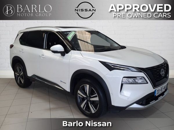 Nissan X-Trail SUV, Petrol Hybrid, 2023, White