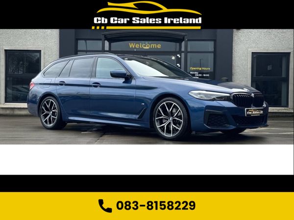 BMW 5-Series Estate, Diesel, 2022, Blue