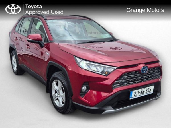 Toyota RAV4 SUV, Petrol Hybrid, 2021, Red