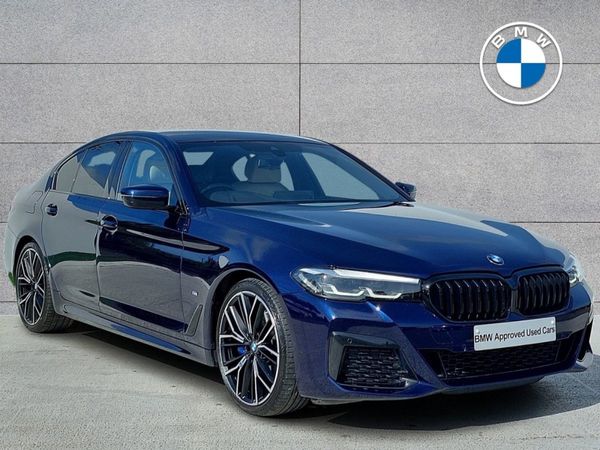 BMW 5-Series Saloon, Diesel, 2022, Blue