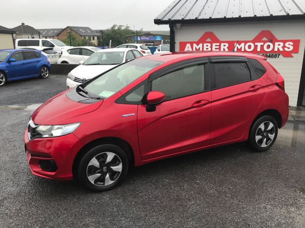 Honda Fit Hatchback, Petrol Hybrid, 2018, Red