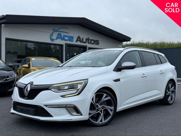 Renault Megane Estate, Petrol, 2018, White