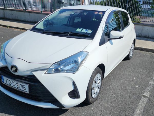 Toyota Vitz Hatchback, Petrol, 2017, White