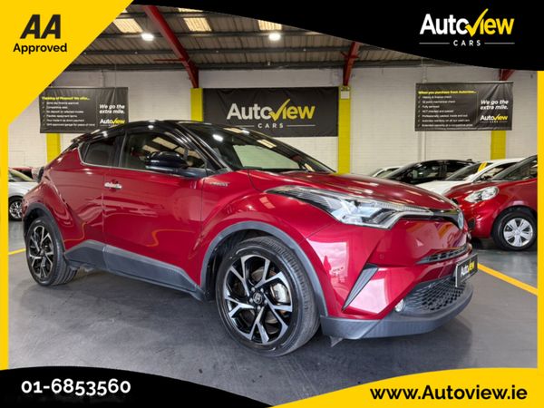 Toyota C-HR SUV, Petrol Hybrid, 2017, Red
