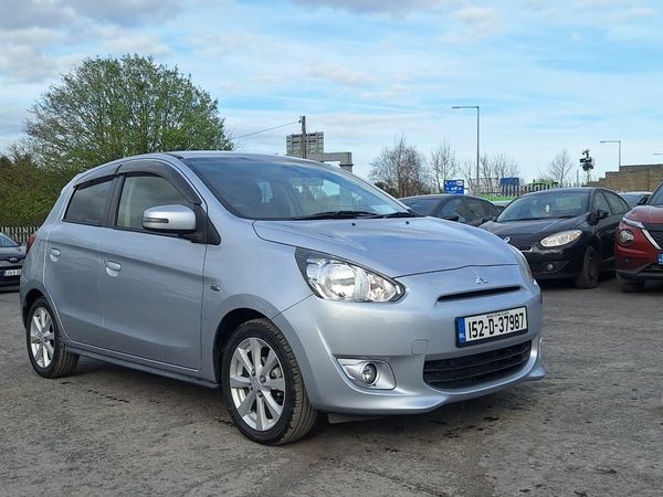 Mitsubishi Mirage Hatchback, Petrol, 2015, Silver