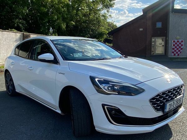 Ford Focus Hatchback, Petrol Hybrid, 2021, White