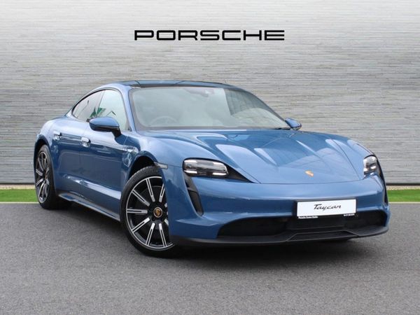 Porsche Taycan Saloon, Electric, 2025, Blue