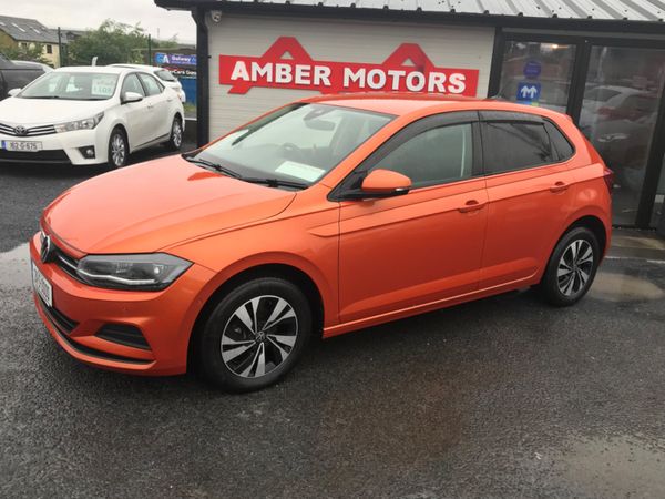 Volkswagen Polo Hatchback, Petrol, 2023, Orange