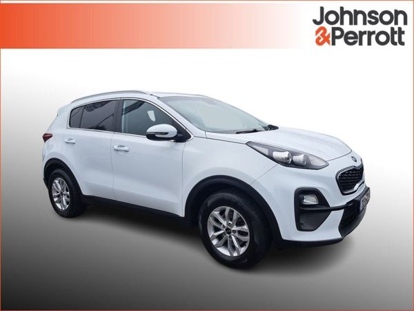 Kia Sportage SUV, Diesel Hybrid, 2021, White