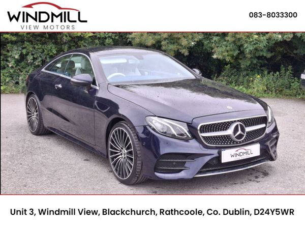 Mercedes-Benz E-Class Coupe, Diesel, 2019, Blue