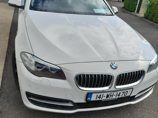 BMW 5-Series Saloon, Diesel, 2014, White