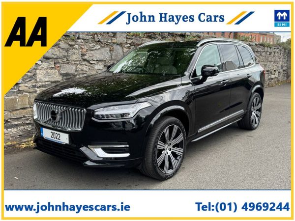 Volvo XC90 Estate, Petrol Plug-in Hybrid, 2022, Black