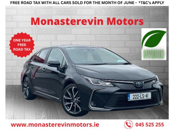 Toyota Corolla Saloon, Petrol Hybrid, 2022, Black