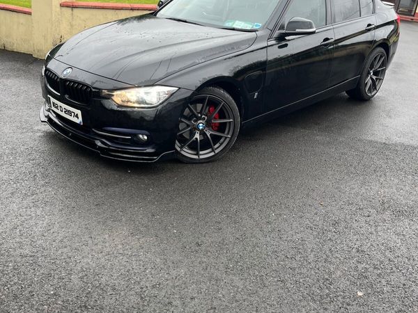 BMW 3-Series Saloon, Petrol Plug-in Hybrid, 2016, Black