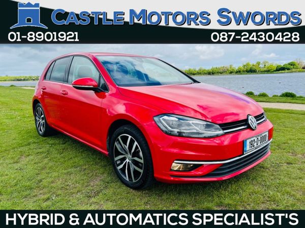 Volkswagen Golf Hatchback, Petrol, 2019, Red