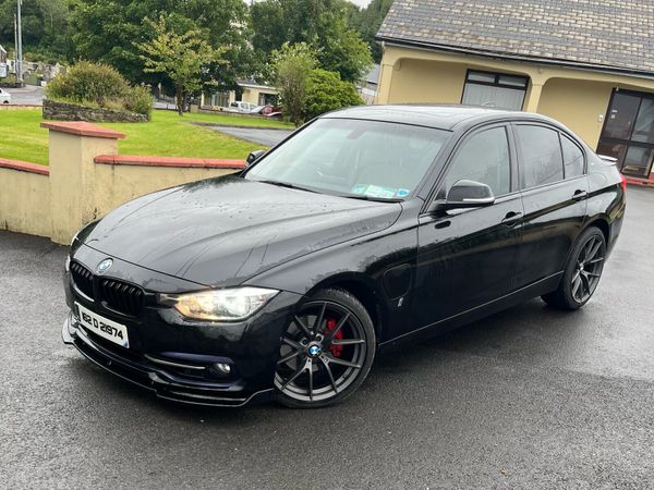 BMW 3-Series Saloon, Petrol Plug-in Hybrid, 2016, Black