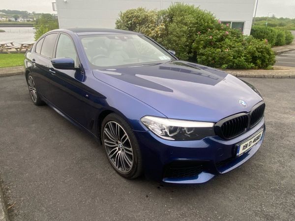 BMW 5-Series Saloon, Diesel, 2019, Blue