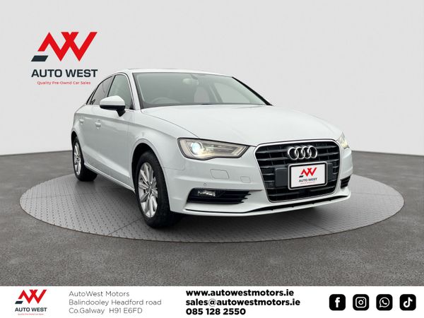 Audi A3 Saloon, Petrol, 2015, White