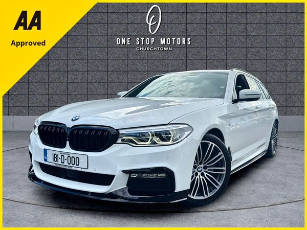 BMW 5-Series Estate, Diesel, 2018, White