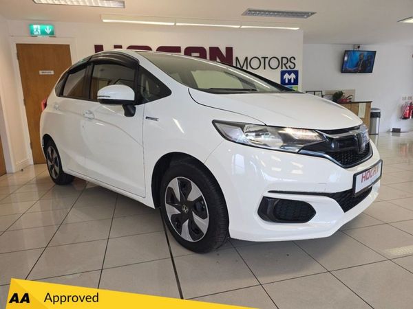 Honda Fit Hatchback, Hybrid, 2018, White