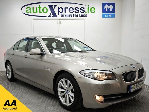 BMW 5-Series Saloon, Diesel, 2013, Silver