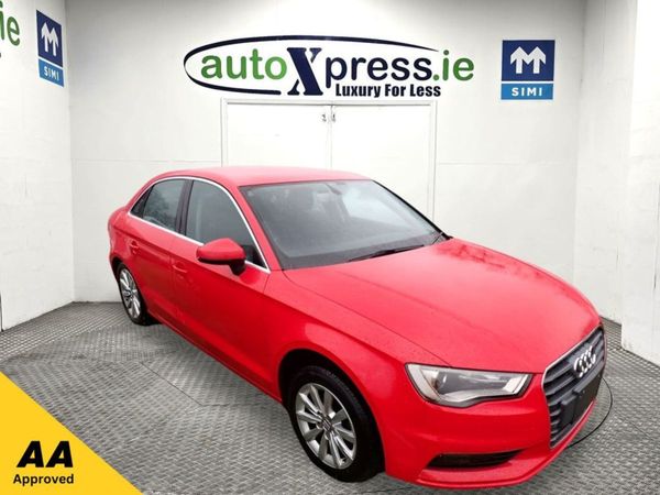 Audi A3 Saloon, Petrol, 2016, Red