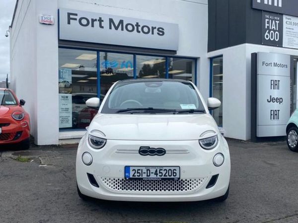 Fiat 500 Hatchback, Electric, 2025, White